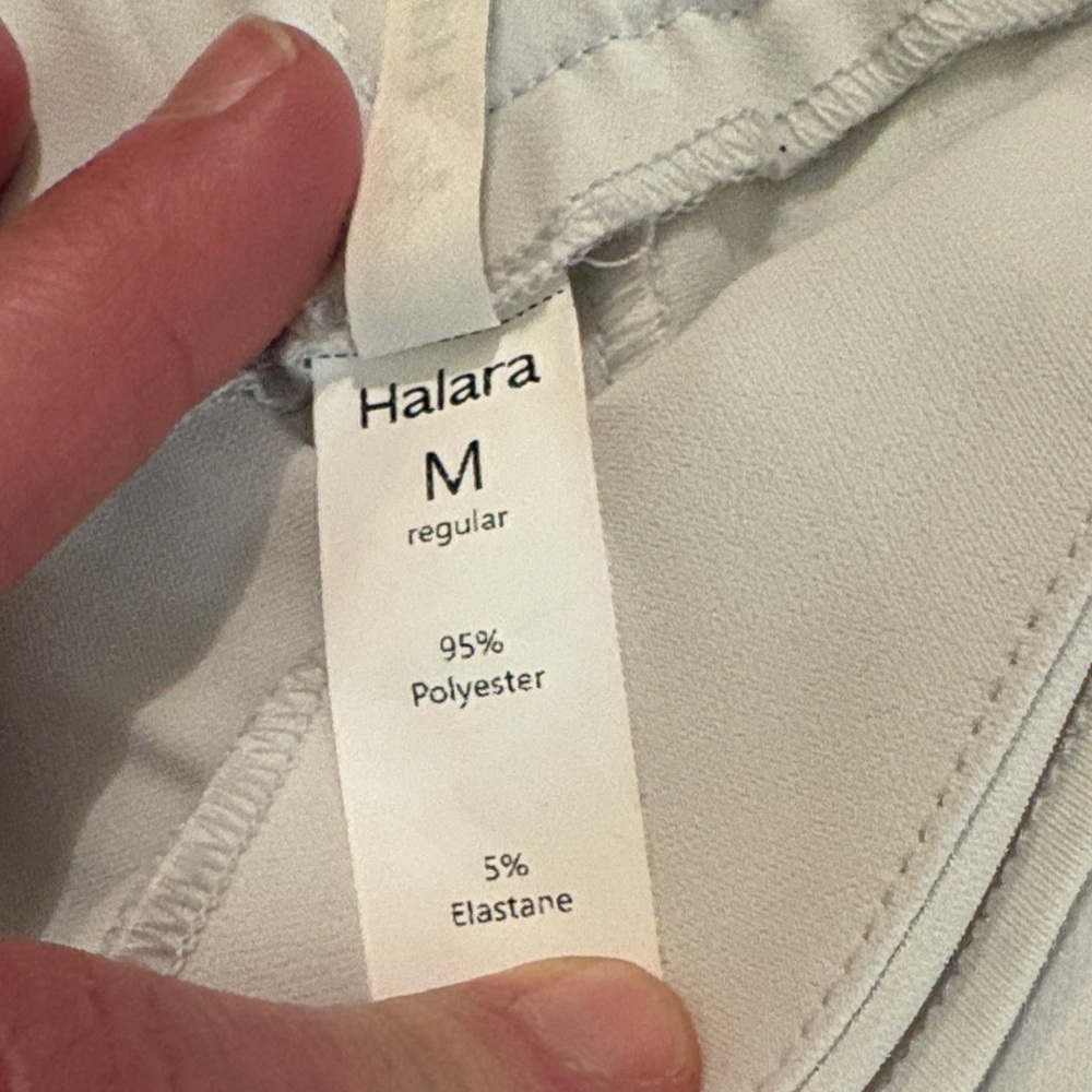 HALARA Ivory Wide-Leg Tie-Waist Pants - Picture 3 of 13